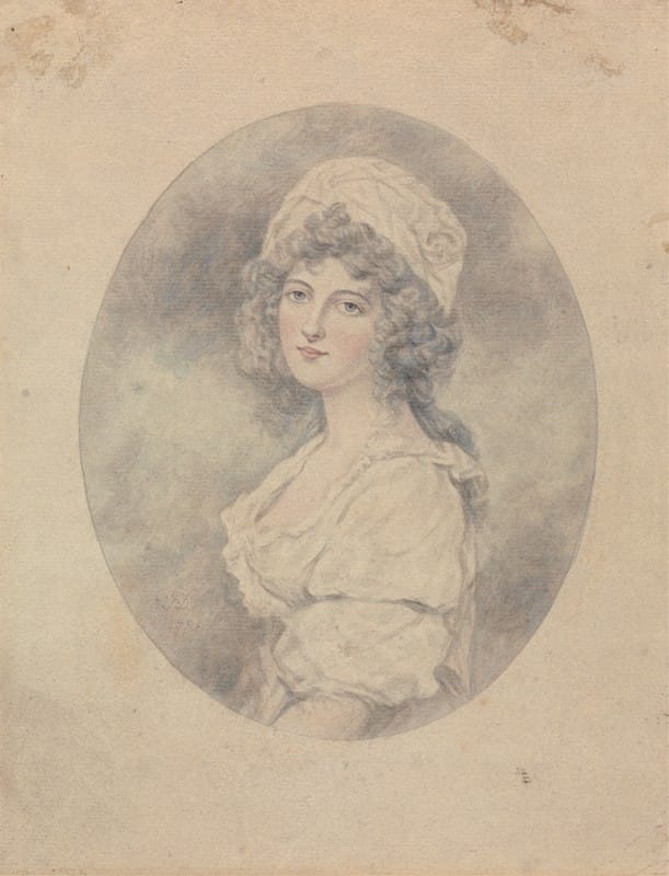 John Downman - Portrait of Lady Marjorie Jenkins