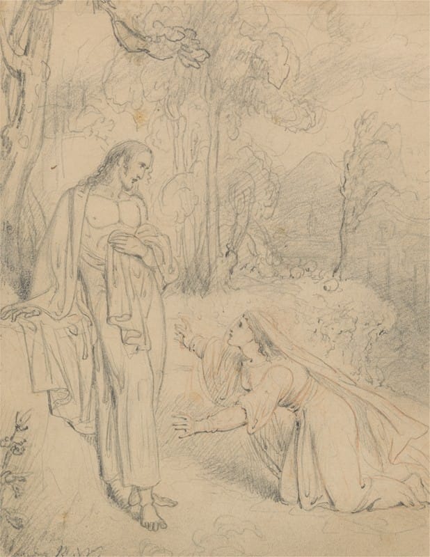 Richard Westall - Christ Appears to Mary Magdalene