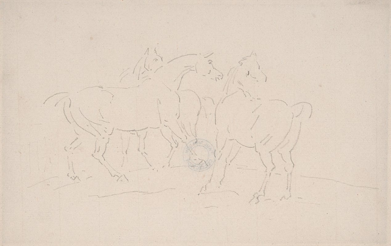 Samuel Daniell - Three Horses