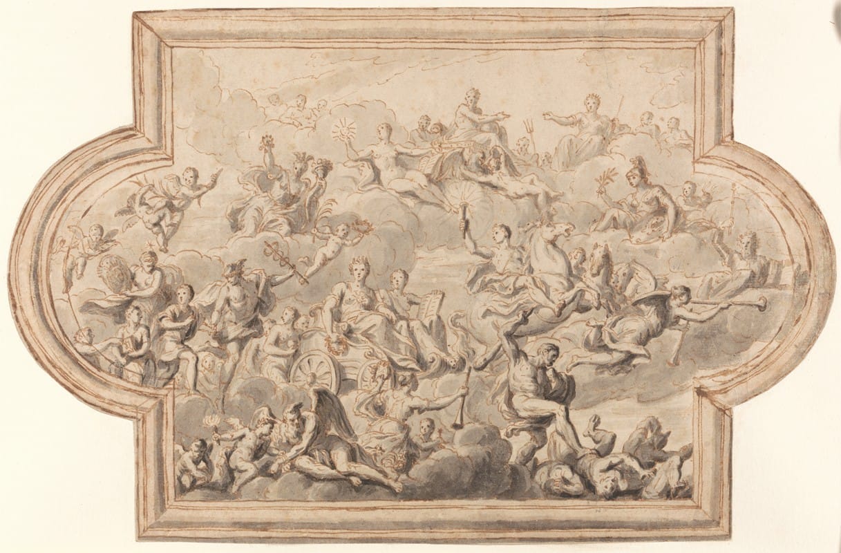 Sir James Thornhill - Design for a Ceiling