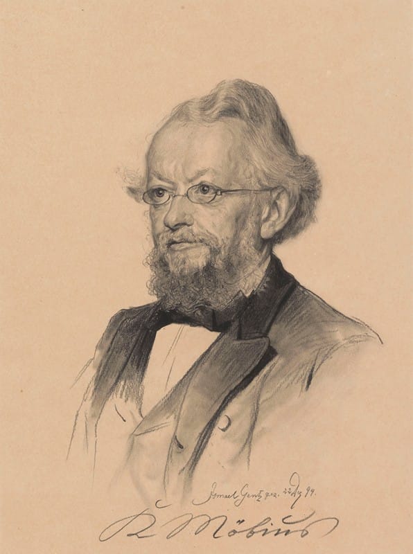 Ismaël Gentz - Karl August Möbius, Director of the Museum of Zoology in Berlin