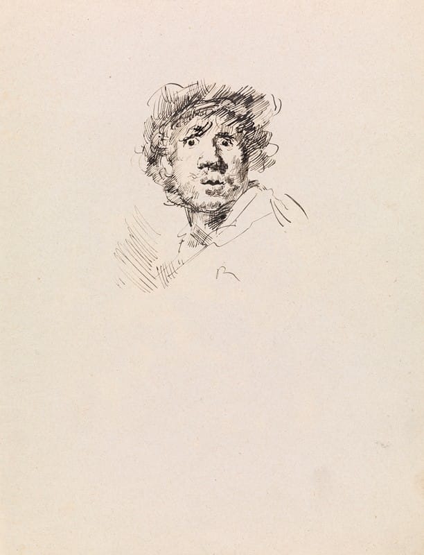 James Ensor - Rembrandt’s Self Portrait