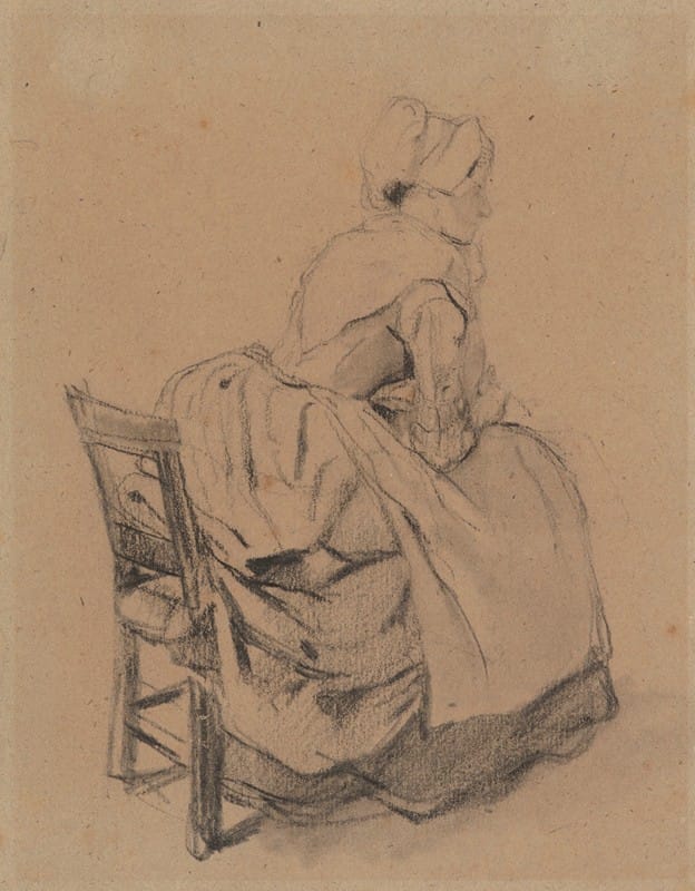 Jean-Baptiste Madou - Seated Woman with Cap