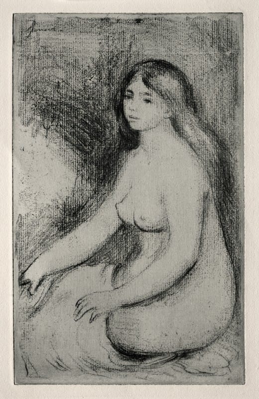 Pierre-Auguste Renoir - Baigneuse assise