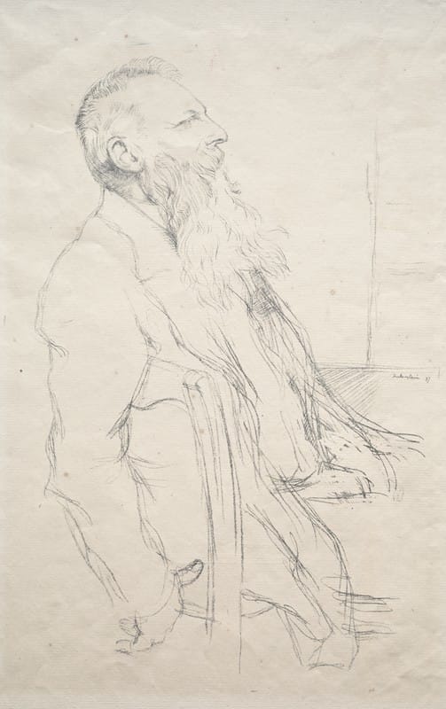 William Rothenstein - Auguste Rodin
