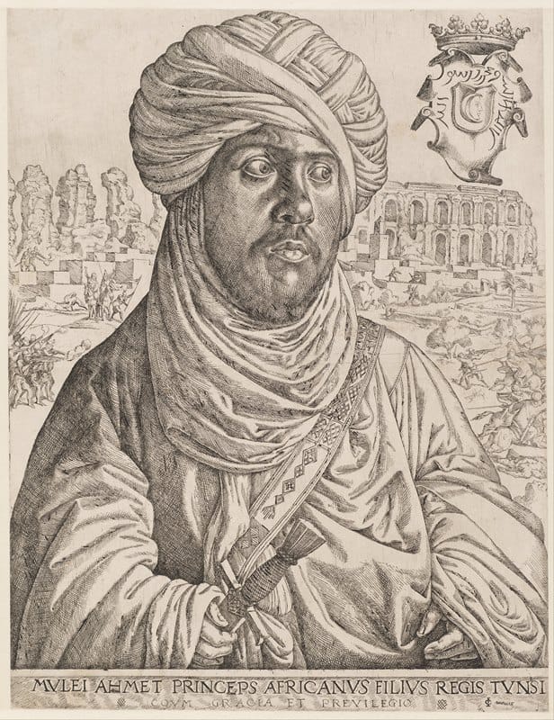 Jan Cornelisz Vermeyen - Portrait of Mulay Ahmad