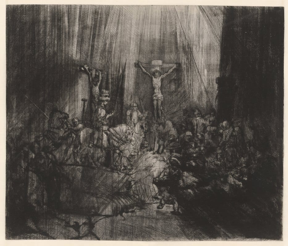 Rembrandt van Rijn - The Three Crosses