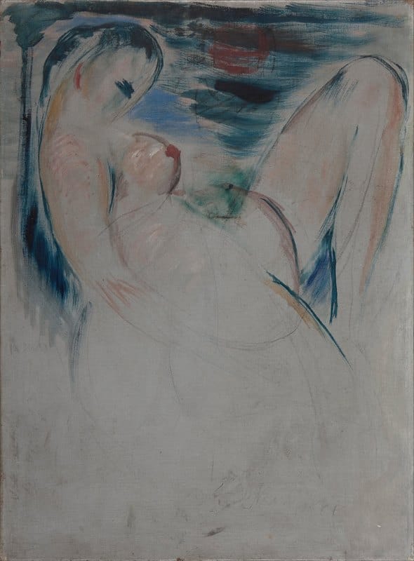 Wilhelm Lehmbruck - Reclining Female Nude