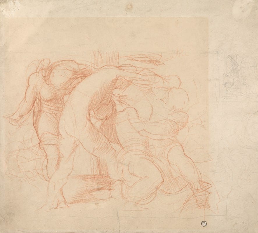 Alfred George Stevens - Study for Massacre of the Innocents