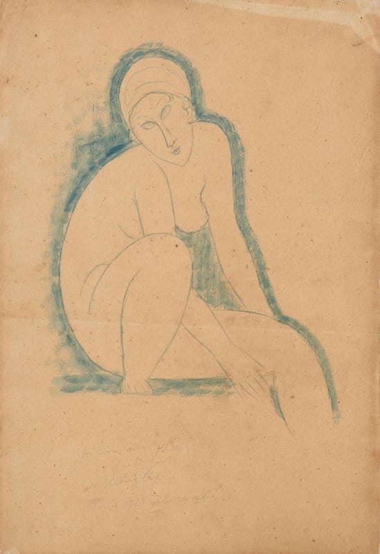 Amedeo Modigliani - Nudo seduto