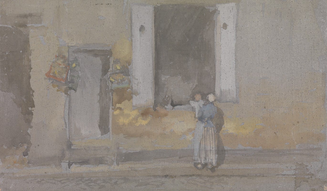 James Abbott McNeill Whistler - A House with an Open Window
