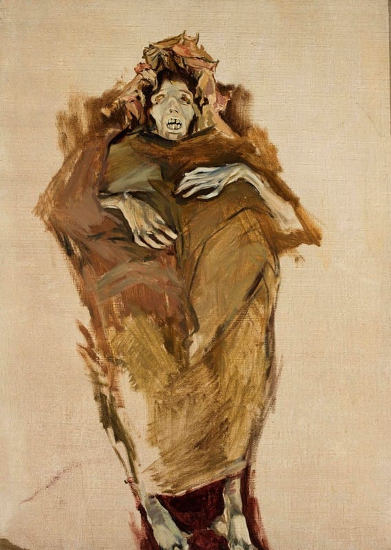 Konrad Krzyżanowski - Thais, mummy sketch