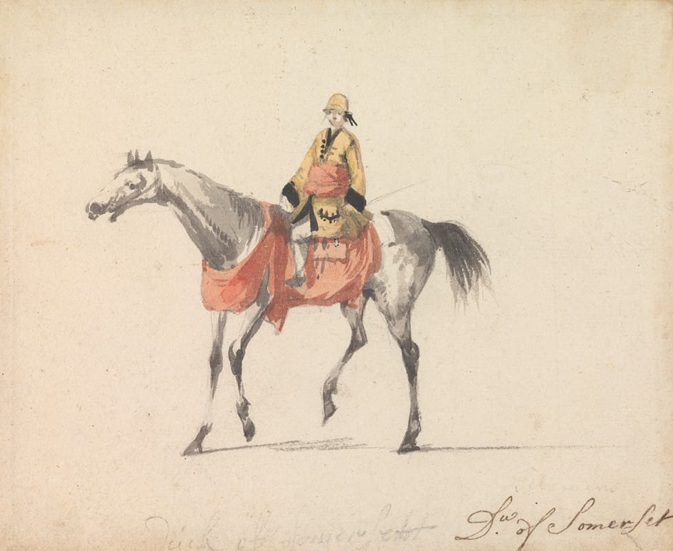 Peter Tillemans - The Duke of Somerset on Horseback