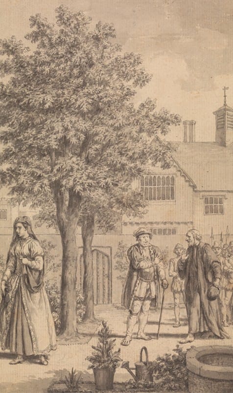 Samuel Wale - Catherine Parr, Henry VIII and Bishop Gardner