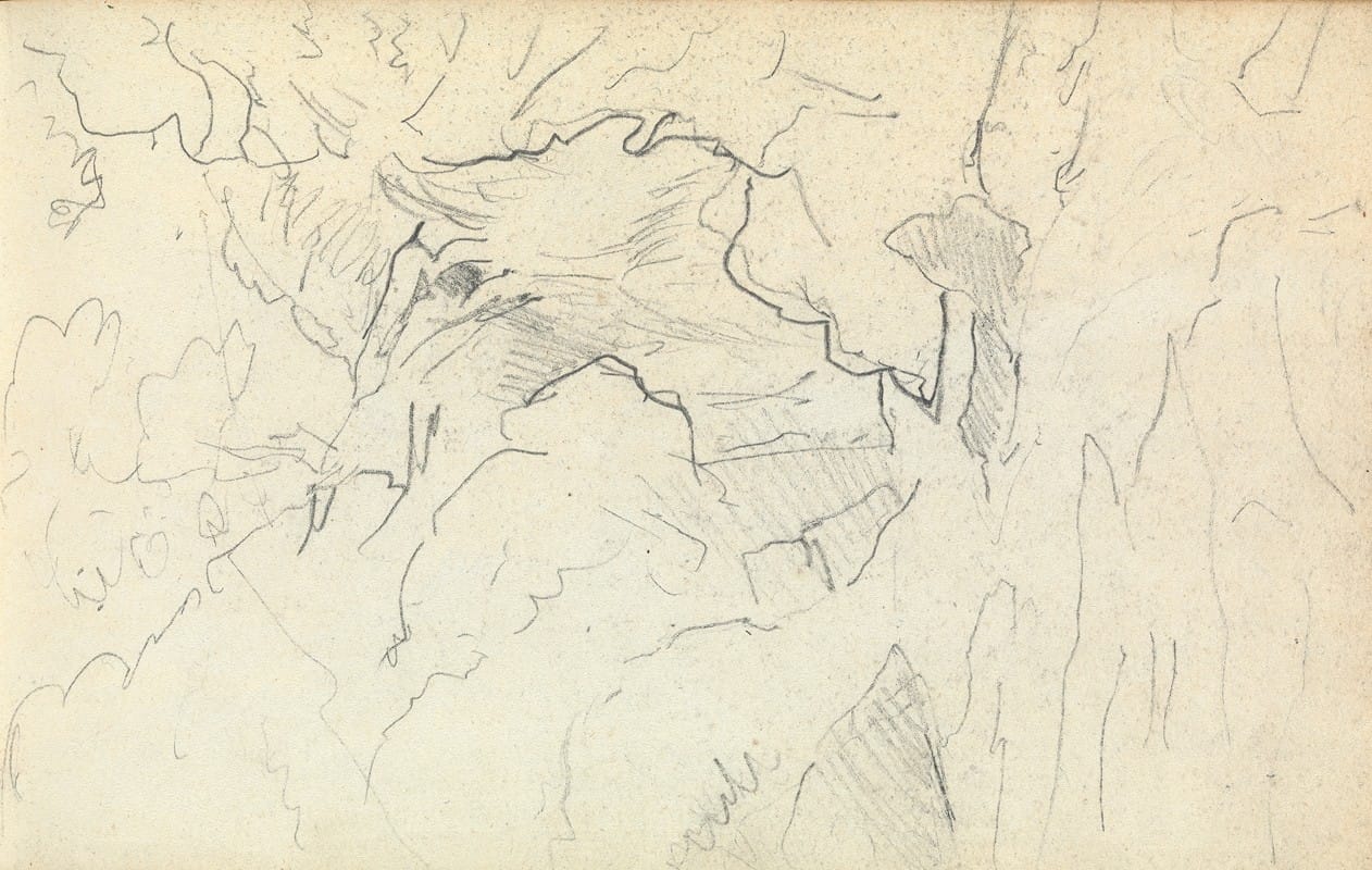 Thomas Bradshaw - Slight Sketch of Rocks