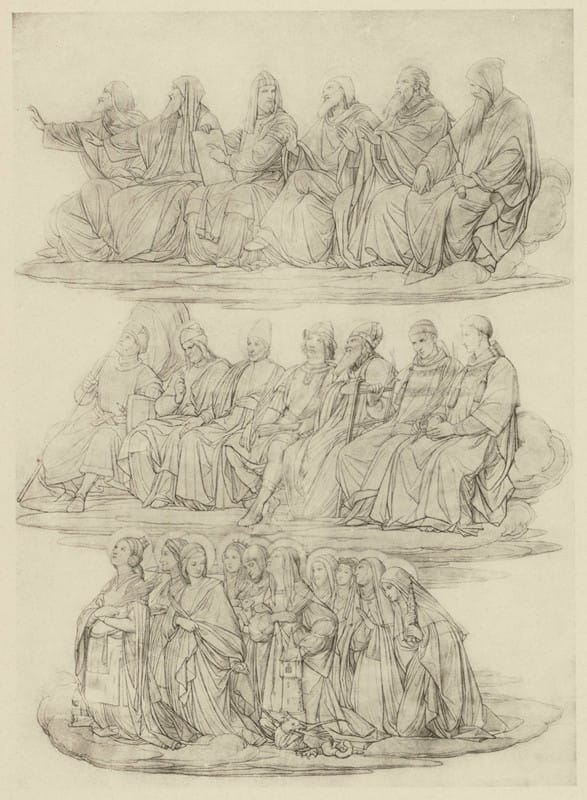 Eduard Von Steinle - Entwurf zu einem Altar, Rechter Flügel