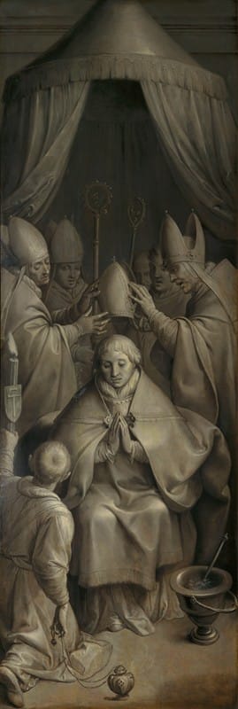 Ambrosius Francken I - Episcopal Consecration of Saint Eligius of Noyon