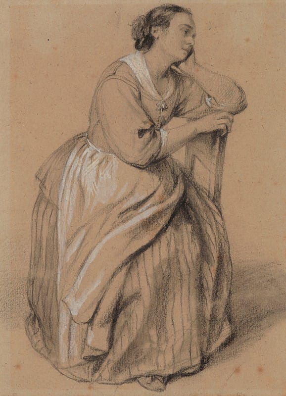 Jean-Baptiste Madou - Seated Woman