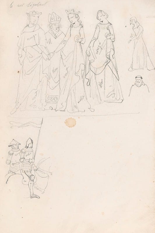 Nicaise De Keyser - King Dagobert I and Other Figures