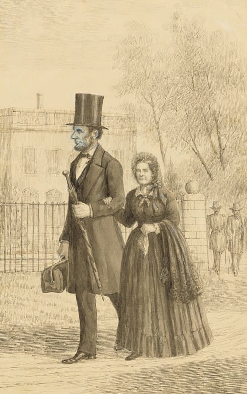 Pierre Morand - Abraham and Mary Todd Lincoln