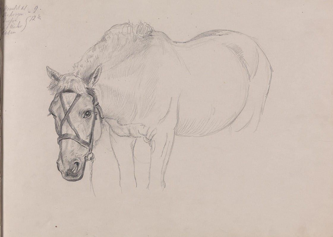 Adolph Tidemand - Horse