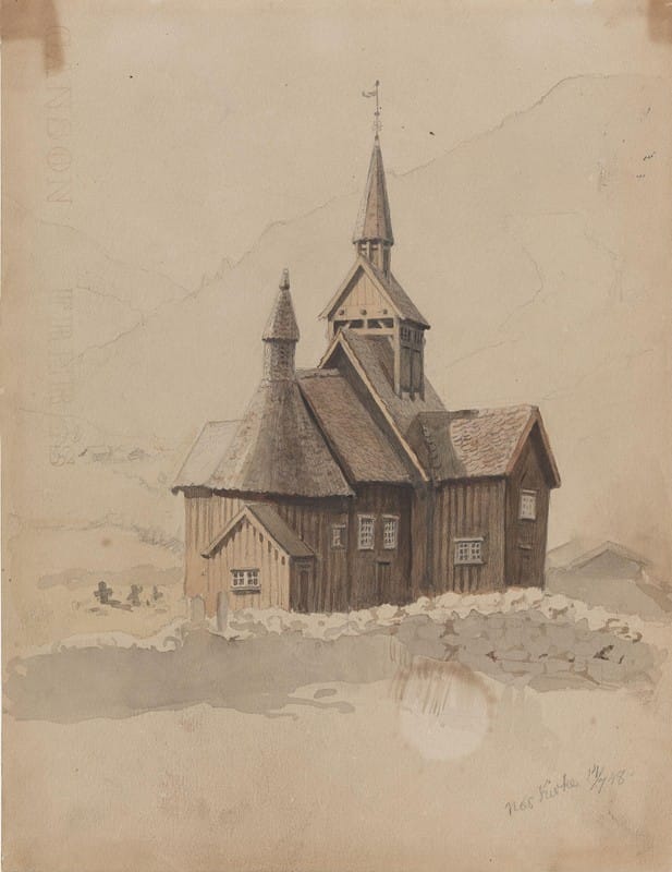 Adolph Tidemand - Nes kirke