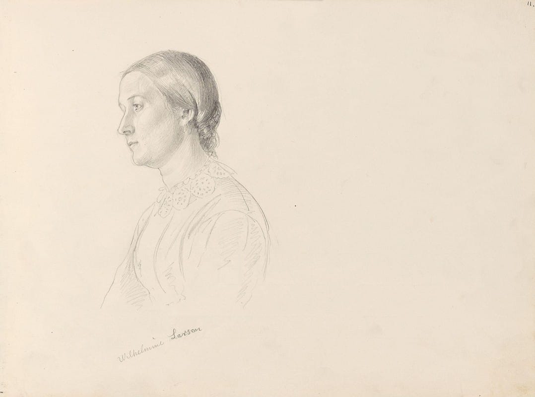 Adolph Tidemand - Wilhelmine Larsen