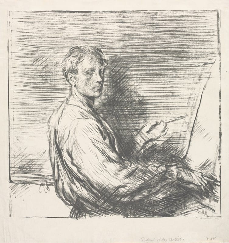 Charles Haslewood Shannon - Portrait of the Artist, No. 1