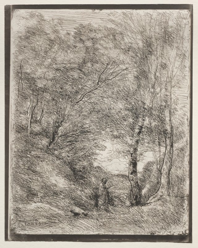 Jean-Baptiste-Camille Corot - The Gardens of Horace