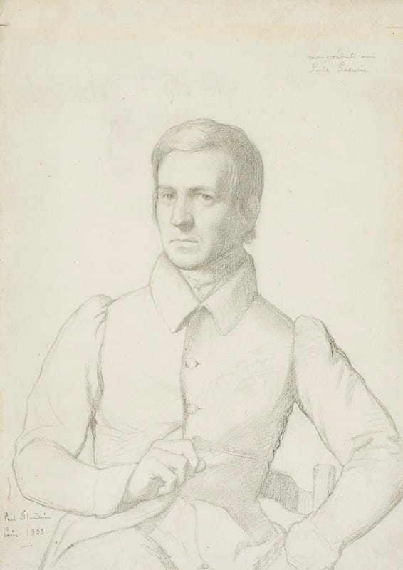 Paul-Jean Flandrin - Portrait of Jean-Louis Lacuria