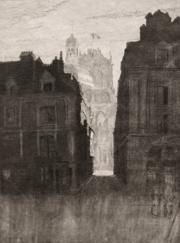 Walter Sickert - Dieppe, La Rue Notre Dame