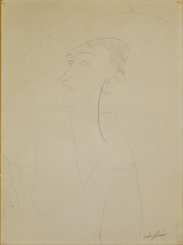 Amedeo Modigliani - Untitled (Portrait of Madame Zborowska)
