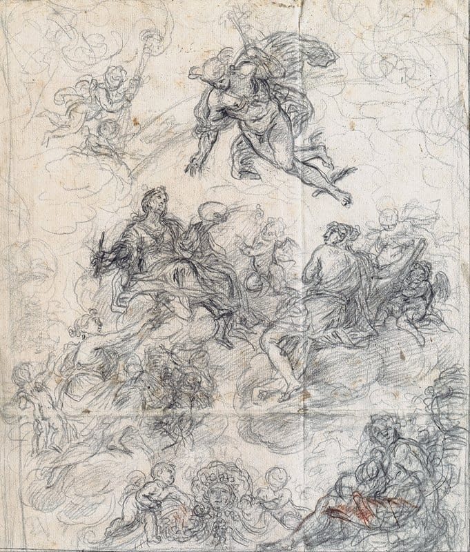 Giovanni Paolo Melchiori - Allegory of the Arts