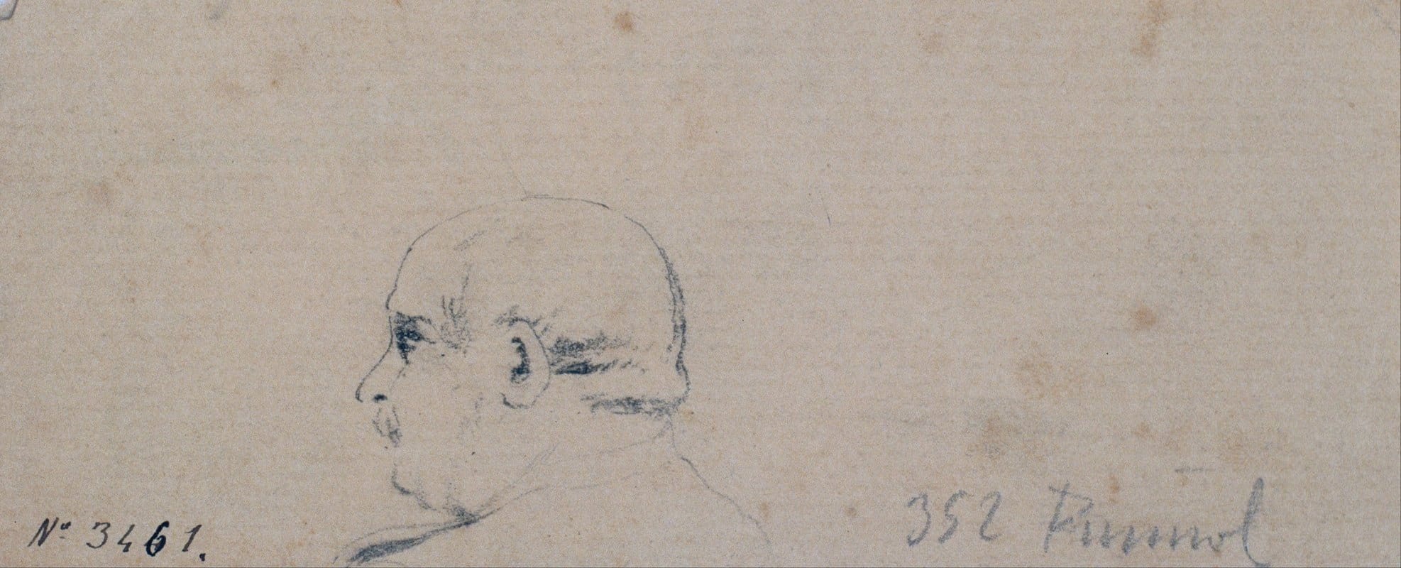 Santiago Rusiñol - Study of a Male Head