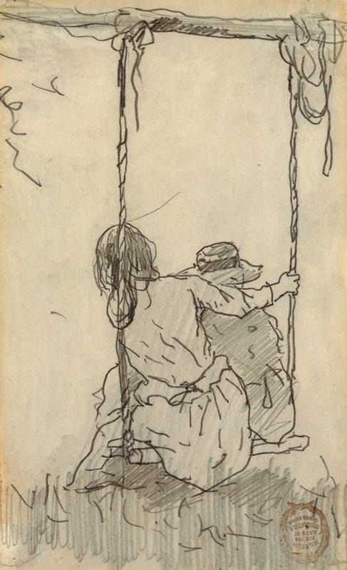 Winslow Homer - Two Girls on a Swing