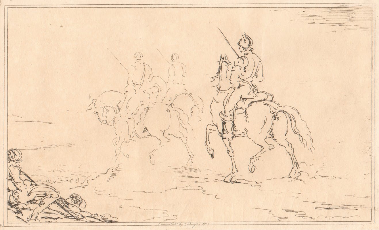 Joseph Steuart - Cavalrymen, etc.