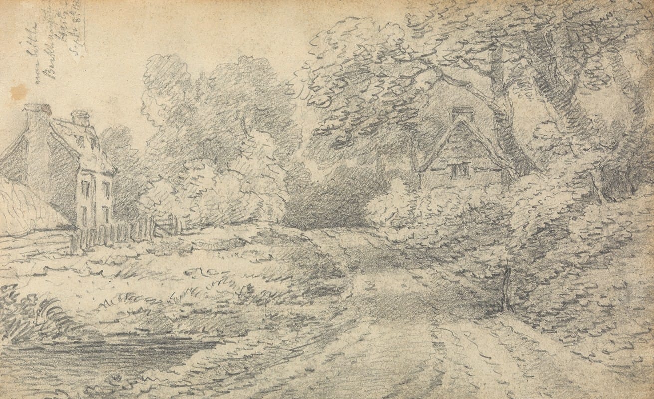 Thomas Bradshaw - A Road near Berkhampstead, Hertfordshire. Sept. 8, 1811