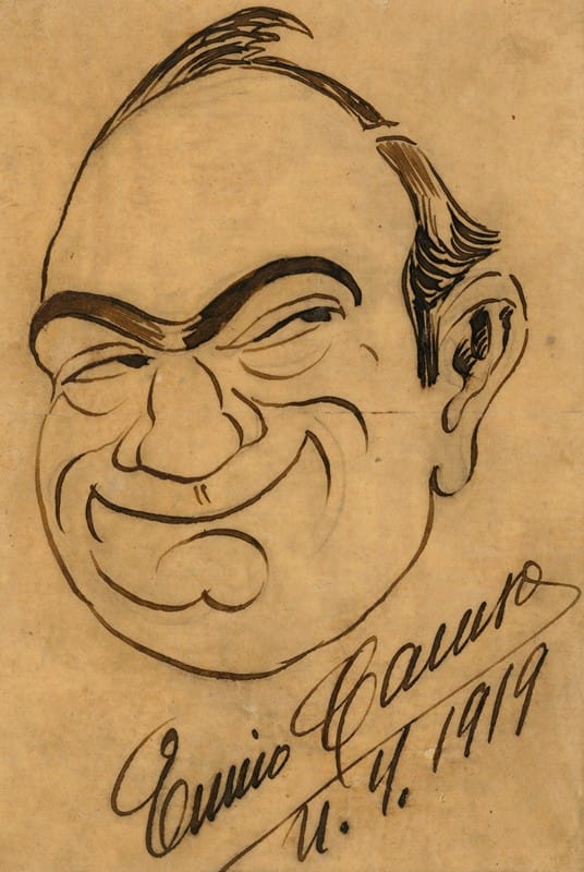 Enrico Caruso - Self-Portrait