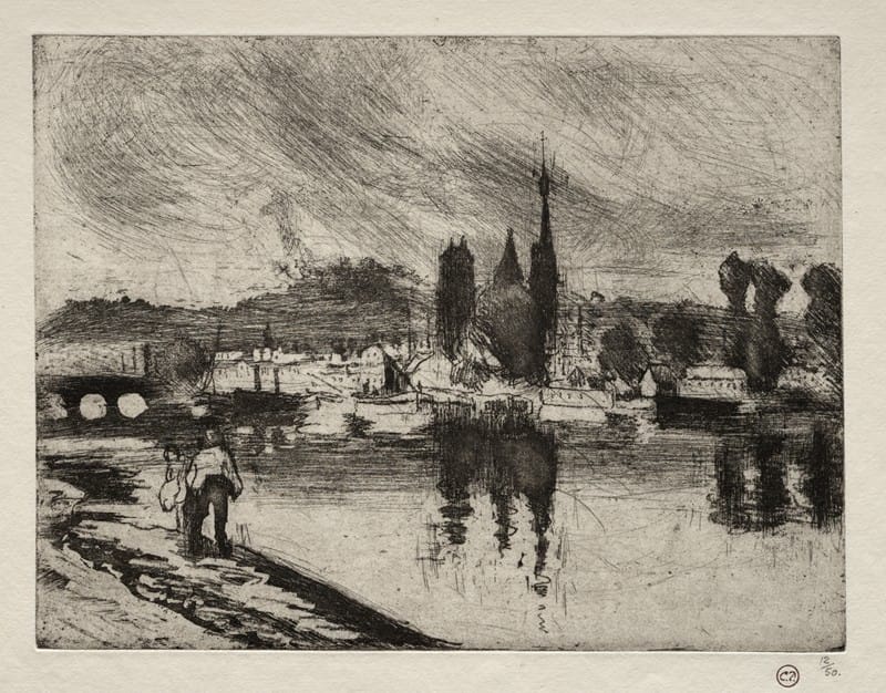 Camille Pissarro - View of Rouen