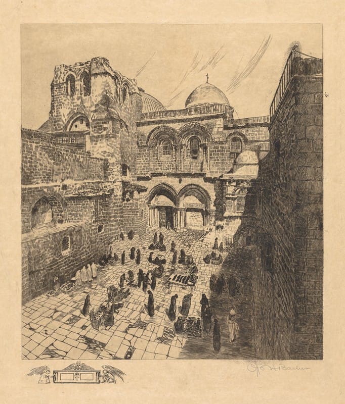 Otto Henry Bacher - Church of the Holy Sepulchre, Jerusalem
