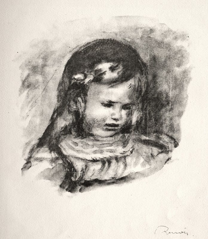 Pierre-Auguste Renoir - Claude Renoir, la tête baissée