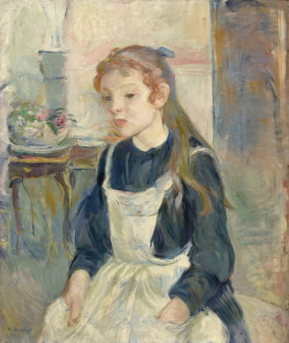 Berthe Morisot - Young Girl with an Apron