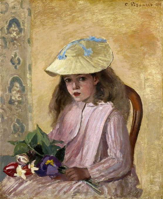 Camille Pissarro - Portrait of the Artist’s Daughter