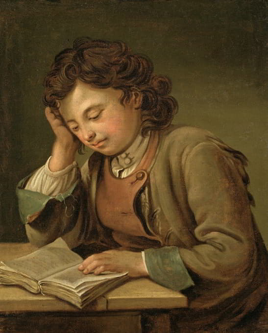 Per Krafft the Elder - A Boy Reading
