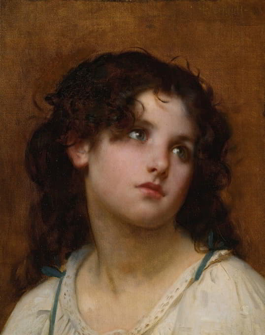 Léon-Jean-Basile Perrault - Portrait Of A Young Child