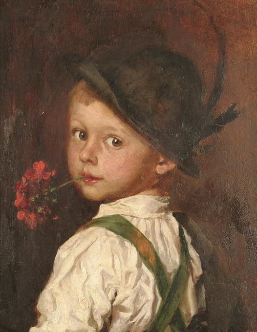 Hermine Munsch - Portrait Of A Boy