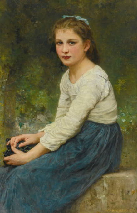 William-Adolphe Bouguereau - Jeune Fille Aux Raisins