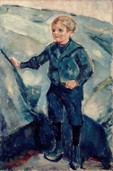 Edvard Munch - Boy In Blue