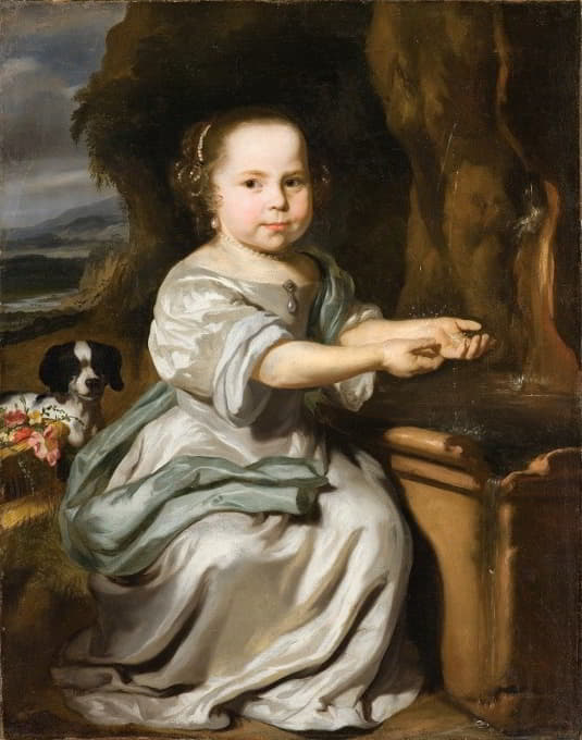 Nicolaes Maes - Portrait of a Girl