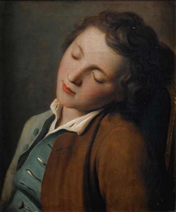 Pietro Rotari - Young Boy Sleeping